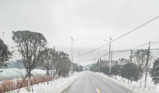 省道S356董家垅-朱新線路口9.3公里，都清理到邊，路面不見雪 高橋鎮(zhèn).jpg
